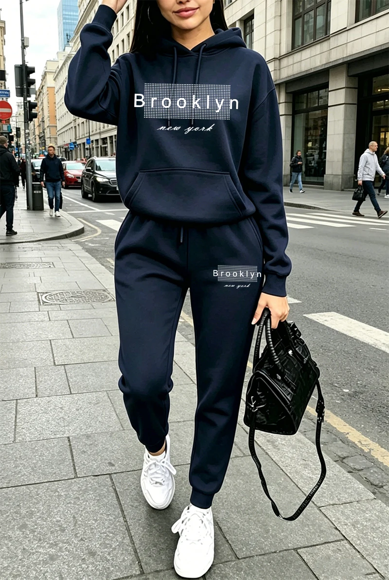 Outdoor Sports - Womens Tracksuit Printing Casual Hoodie Sweatshirts