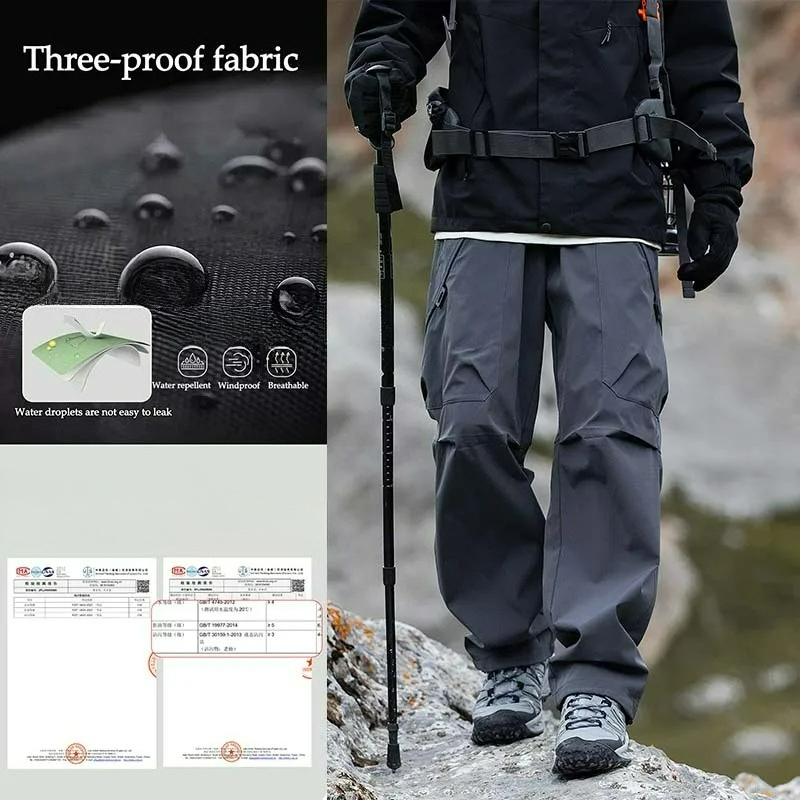 Men's Climbing Trousers Windpr - Outdoor Sport Waterproof Pants recension och pris
