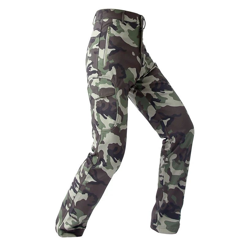 Camo Hunting Shark Skin Softsh - Outdoor Sport Waterproof Pants recension och pris