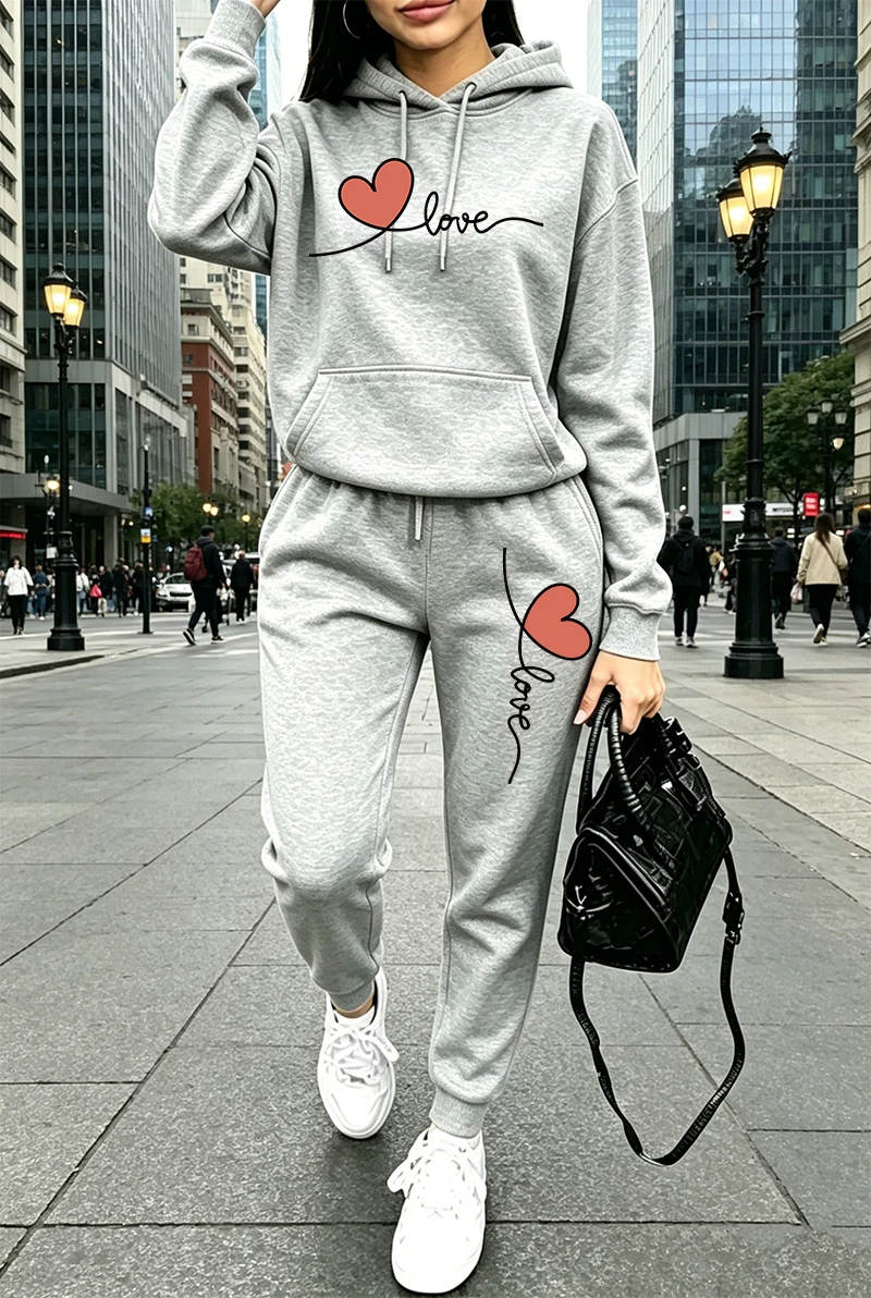 Womens Tracksuit Print Casual  - Outdoor Sports recension och pris