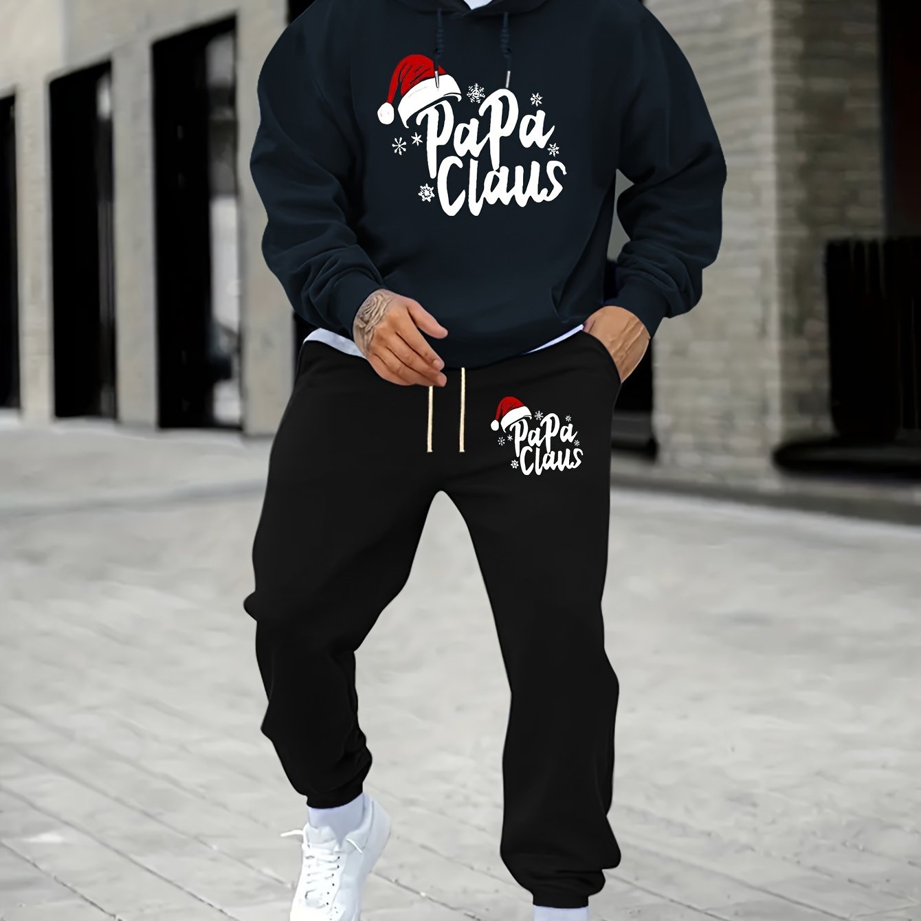Santa Print Men 2 Piece Tracks - Outdoor Sport Is recension och pris